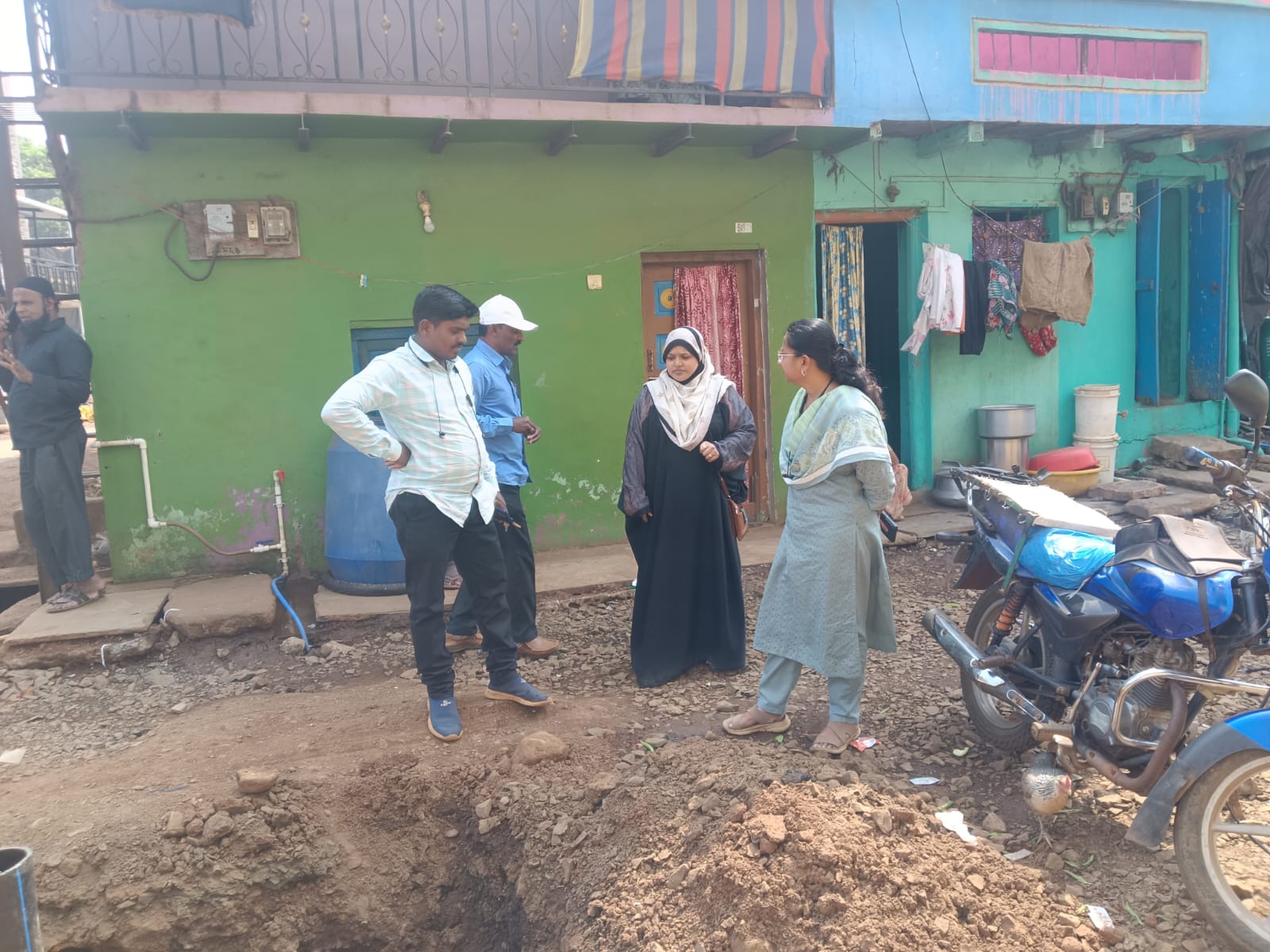 Corporator Reshma Buddekhan in action mode